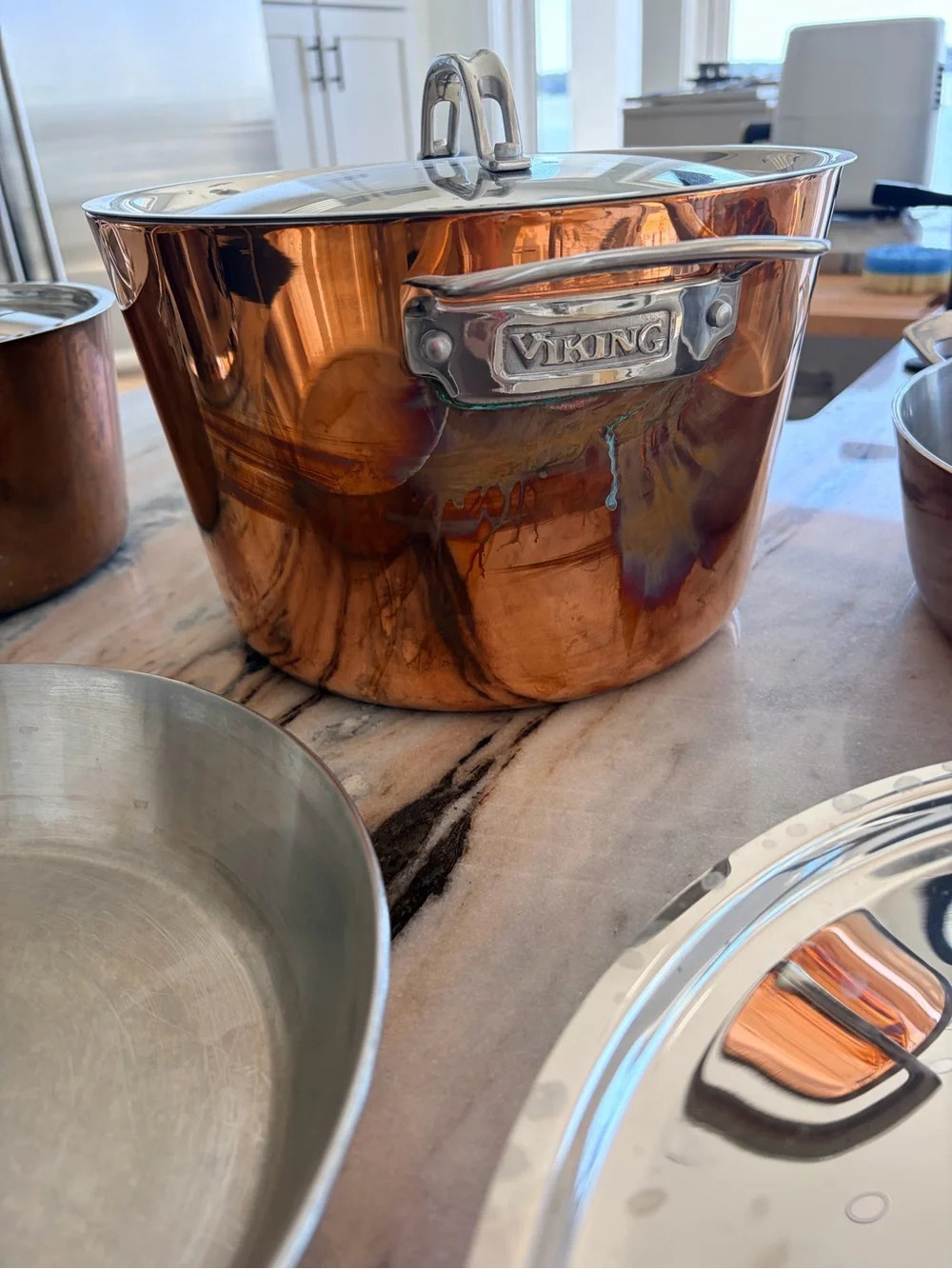 Viking Copper Cookware Set – Barely Used – Professional Quality